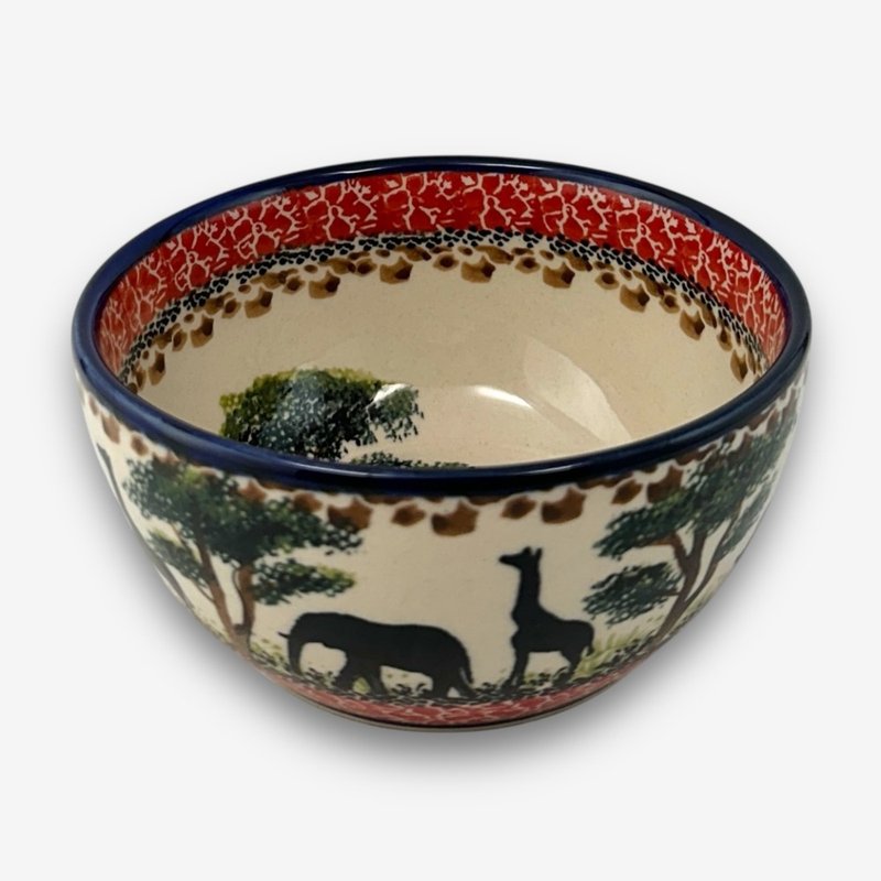 波兰手绘手工陶-饭碗 13cm 旷野长歌系列 - 碗 - 陶 多色