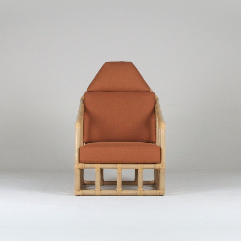 藤椅沙发 高背椅-粗藤制造 室内椅/Indoor - 椅子/沙发 - 其他材质 卡其色