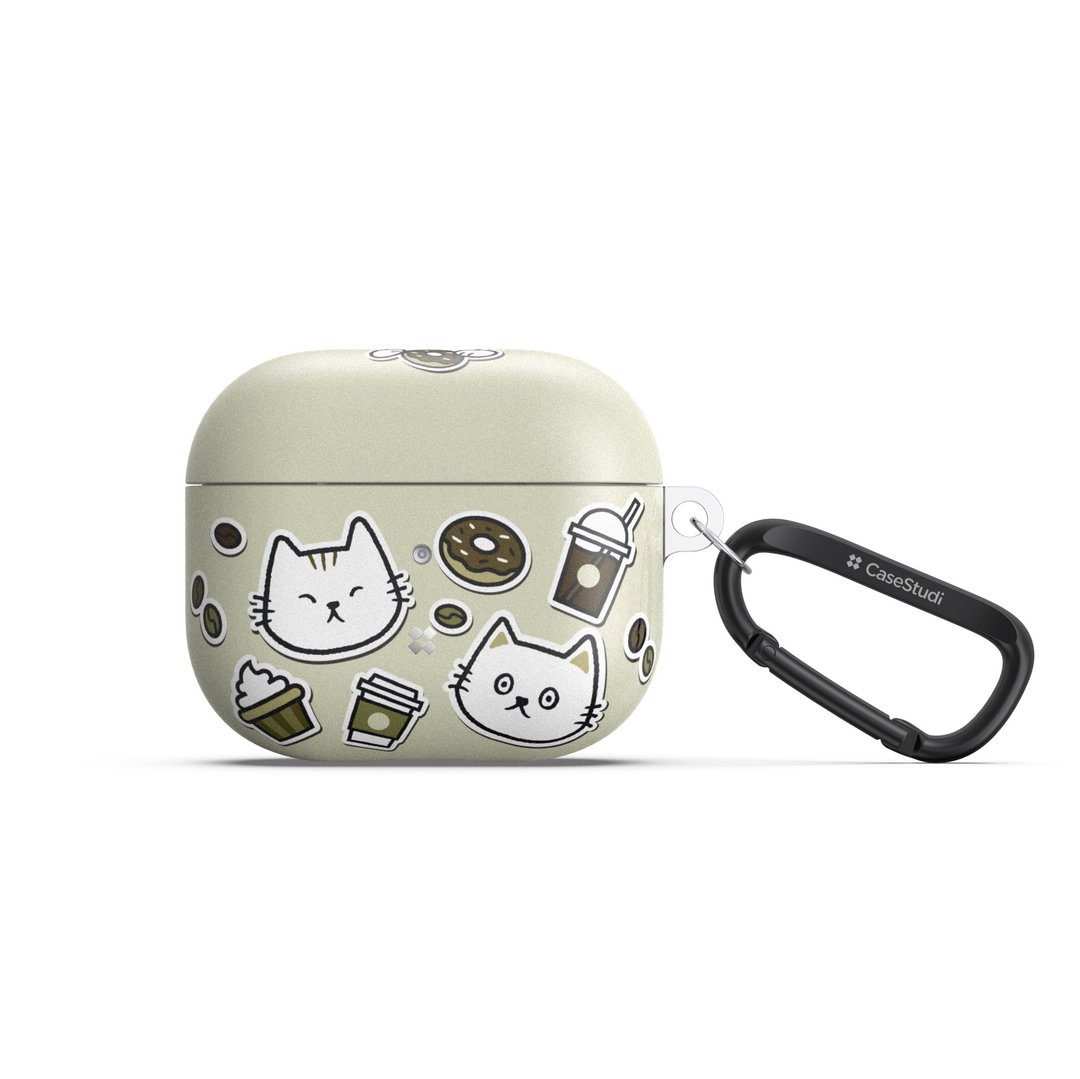 AIRPODS 3RD GENERATION CASE: CAST COFFEE CAT - 耳机收纳 - 塑料 