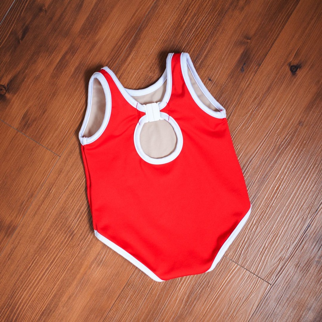 Aprilpoolday Swimwear / KID.VOLLEYBALL / Red / M - 女装泳衣/比基尼 - 其他材质 红色