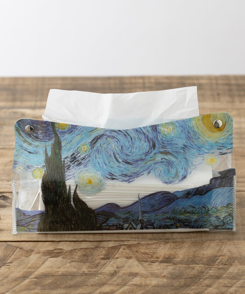 透明面纸盒乙烯基 O. van gogh/艺术 03 - 纸巾盒 - 其他材质 透明