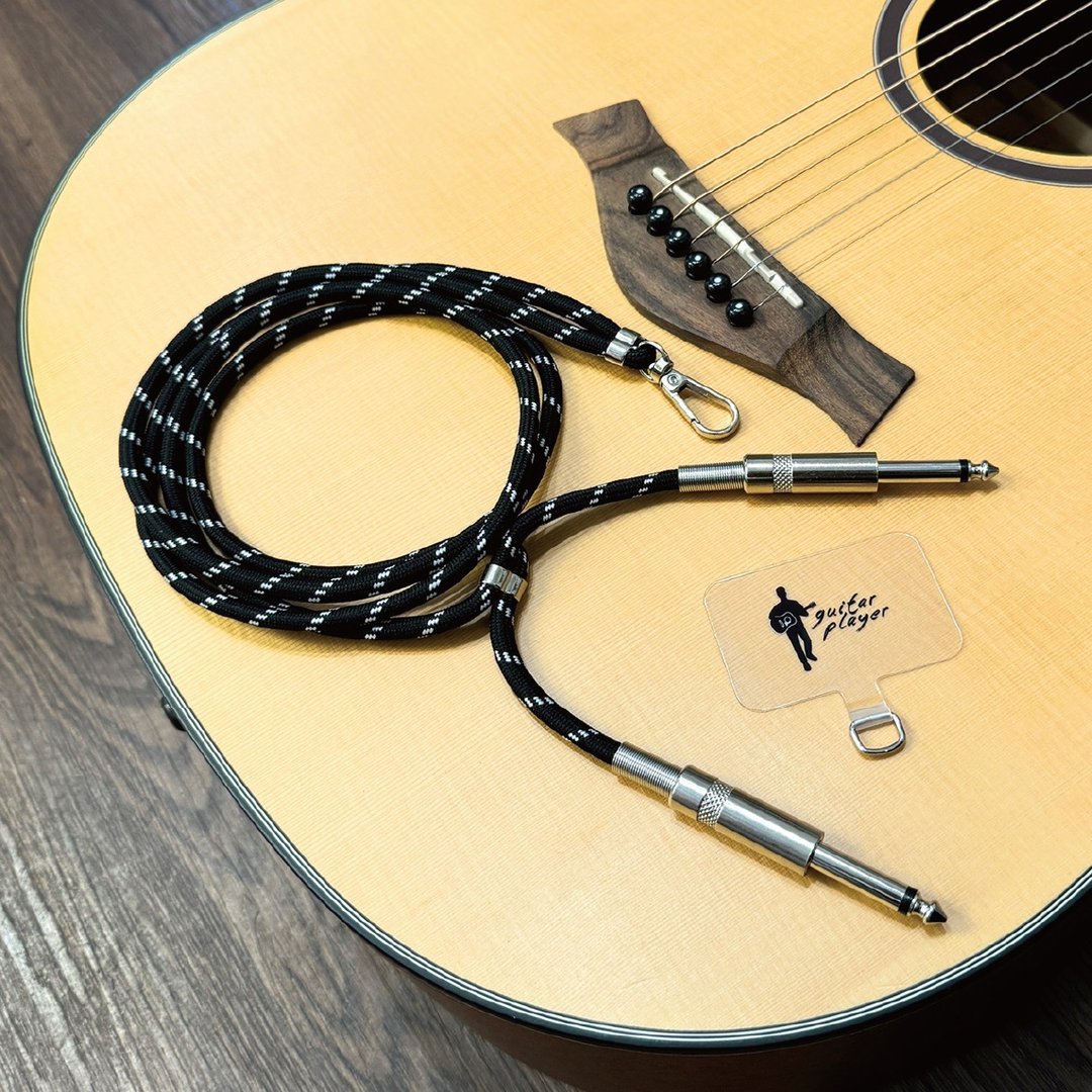 Guitar Player 原创设计6.5导线造型手机挂绳 长度可调节 音乐礼 - 挂绳/吊绳 - 其他材质 金色