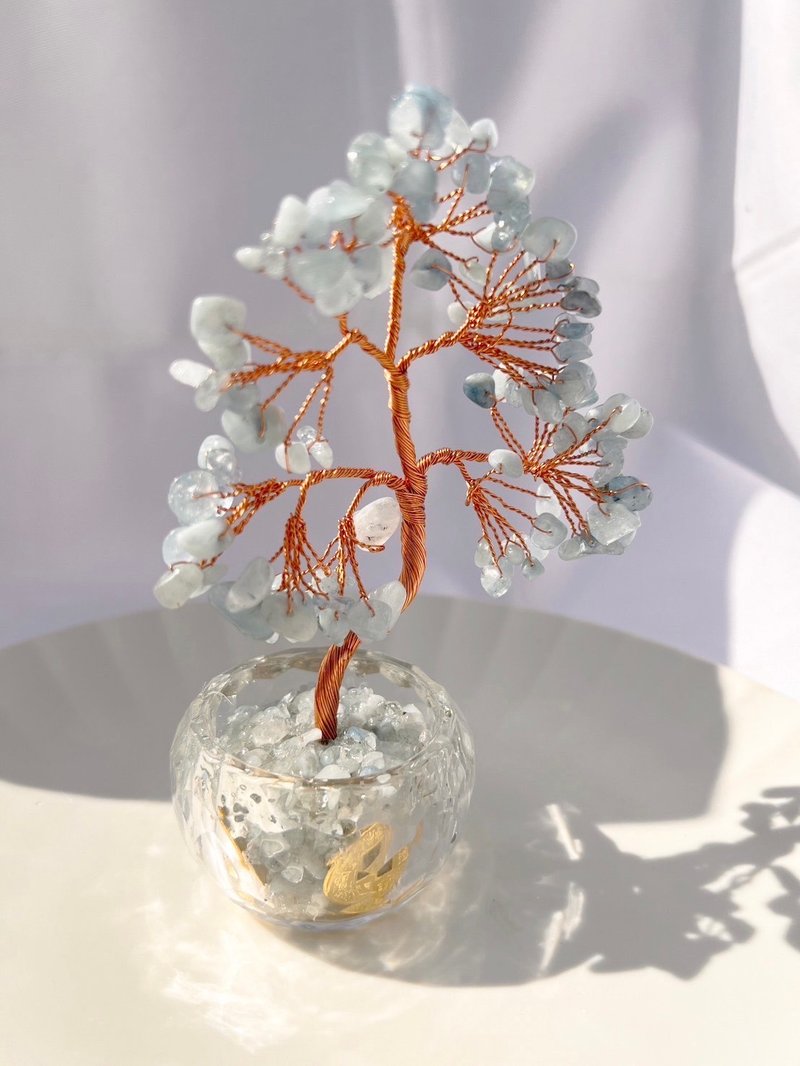天然矿石 五行水晶【水晶发财树】开运小物 办公室 居家摆件 - 摆饰 - 水晶 