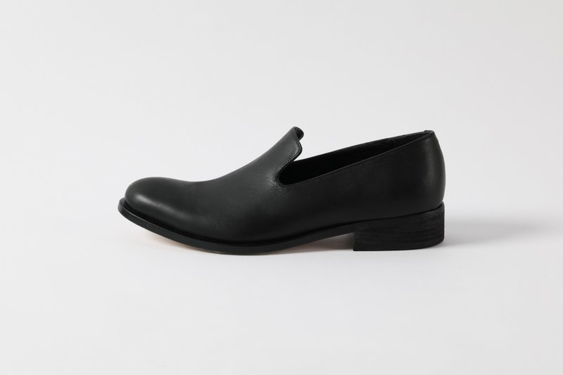 ZOODY / 演化 / 手工鞋 / Men / 绅士乐福便鞋 / 黑色 - 男款休闲鞋 - 真皮 黑色