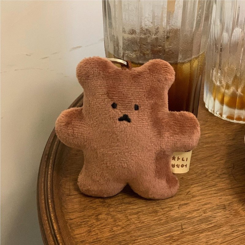 Brownie Chanibear Keyring - 玩偶/公仔 - 其他人造纤维 咖啡色