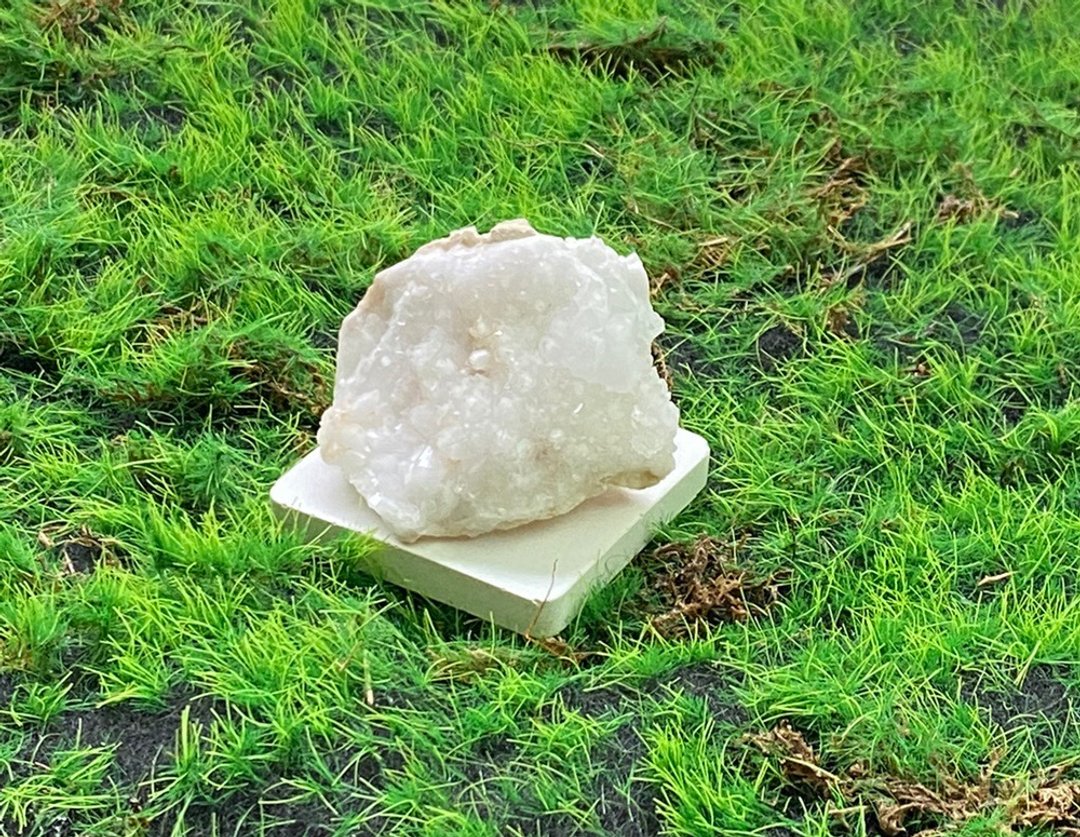 天然原矿可爱玛瑙白水晶 消磁净化 疗愈 开运 净化 原矿 - 摆饰 - 水晶 白色