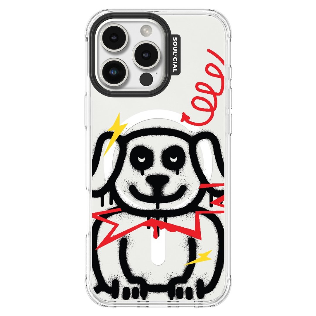Thug Dog Dachshund Legends iPhone 16 手机壳 MagSafe机壳 - 手机壳/手机套 - 其他材质 