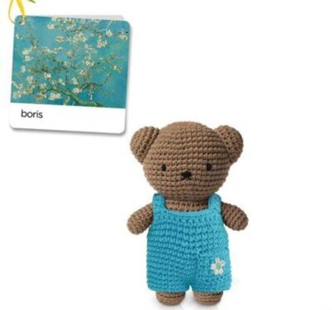 手工制boris小熊【梵高特别版】 - 玩具/玩偶 - 棉 多色