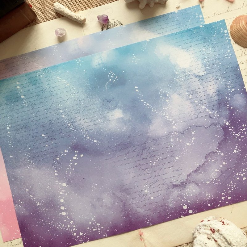 Under the sea gradient - 纸盒/包装盒 - 纸 蓝色