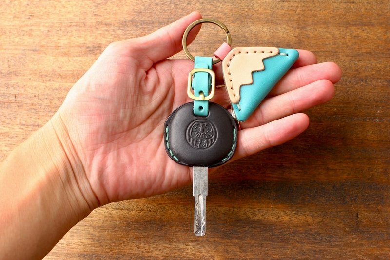 茶皮 GOGORO JEGO 机车钥匙皮套 钥匙套 狗狗肉 【 定制化】 - 钥匙链/钥匙包 - 真皮 