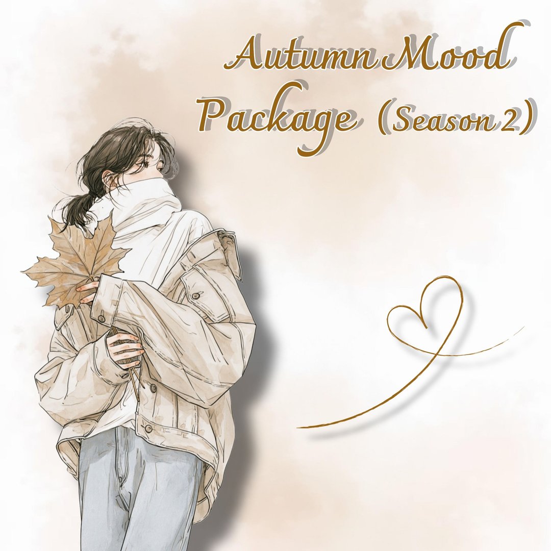 Autumn Mood 手帐装饰贴纸包（第二季） - 贴纸 - 纸 咖啡色
