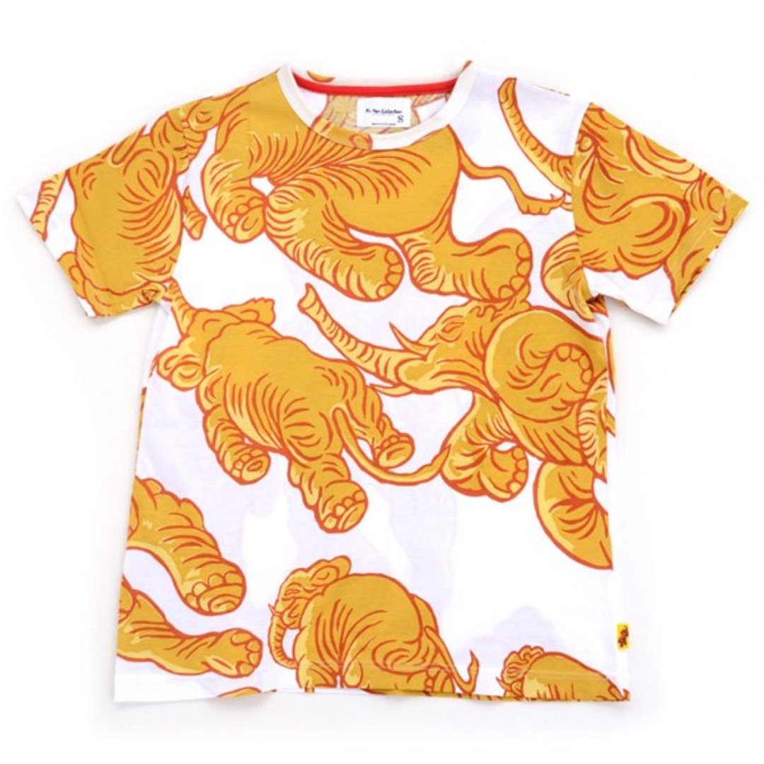 Flying Elephants Tee - 女装 T 恤 - 棉．麻 