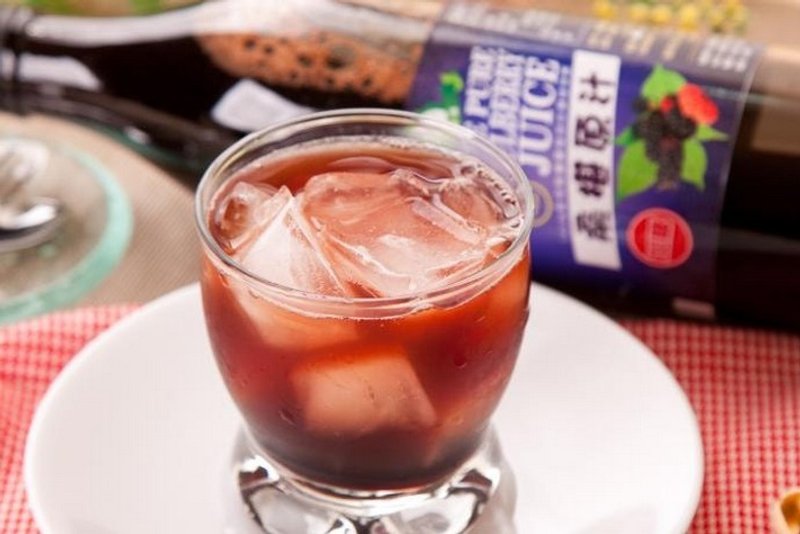 自然农法栽培100%桑椹原汁750ml 3瓶 - 其他 - 玻璃 粉红色