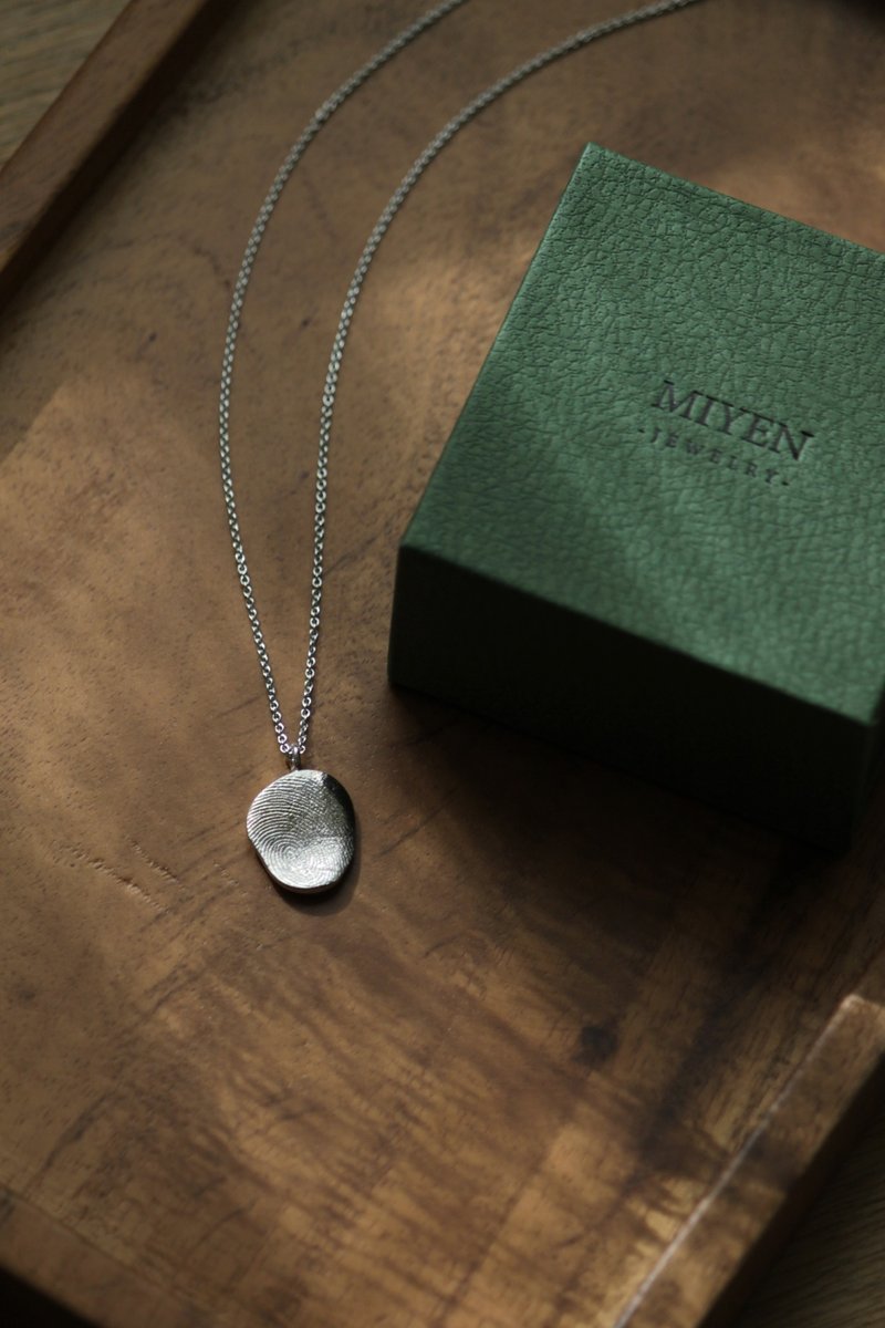 宠物纹、指纹项链订制 - 项链 - 纯银 银色