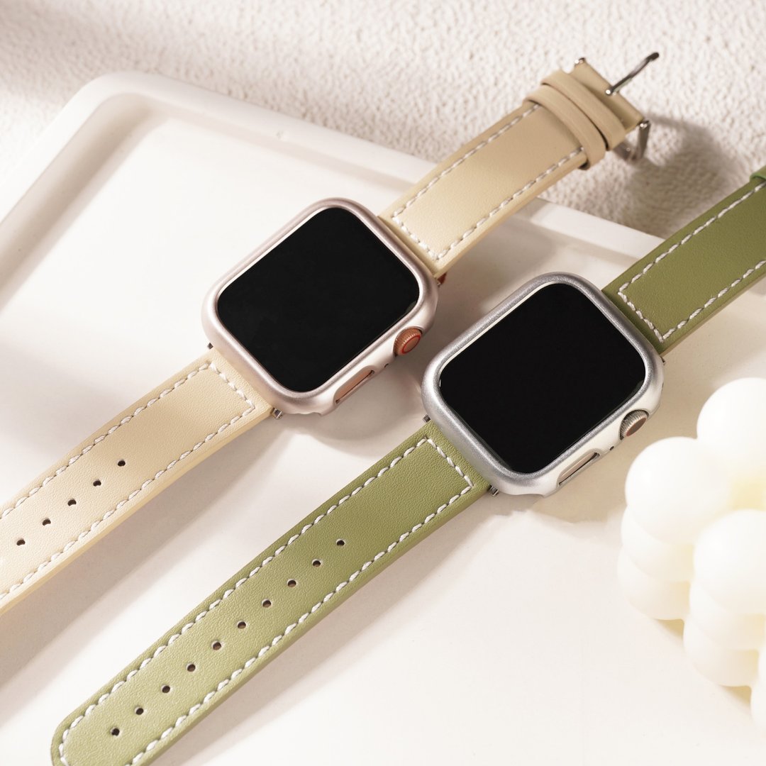 Apple watch - 车线真皮苹果表带 - 表带 - 真皮 