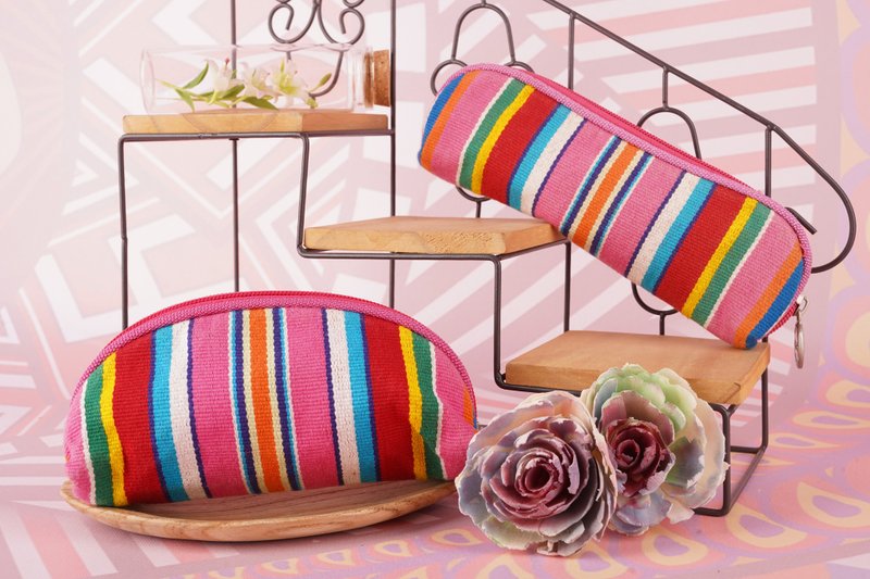 【原风艺站】台湾青化妆包 | 收纳包 | 原住民 族服 台湾印象 - 化妆包/杂物包 - 其他人造纤维 