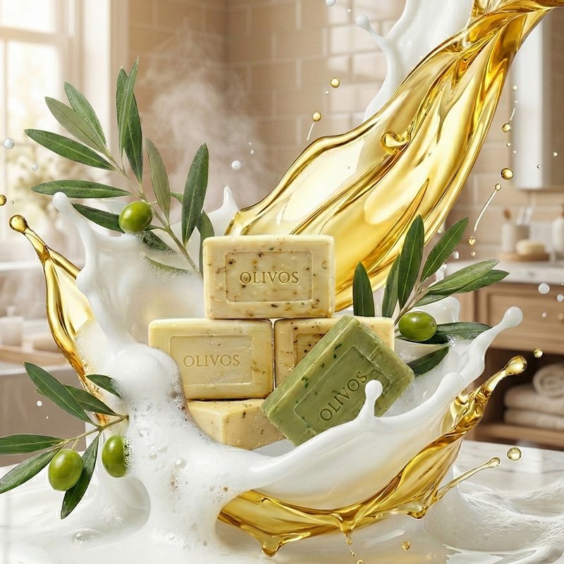 OLIVOS 奥莉芙 顶级冷压橄榄油皂 150g 超值 6 入组 - 肥皂/手工皂 - 精油 