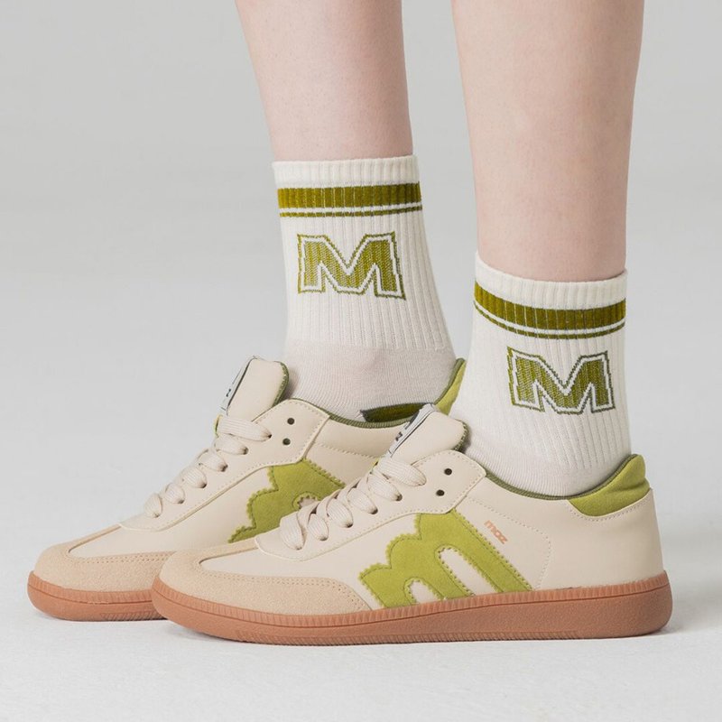 moz瑞典 驼鹿 经典再现 复古 德训鞋 (抹茶) - 其他 - 橡胶 绿色