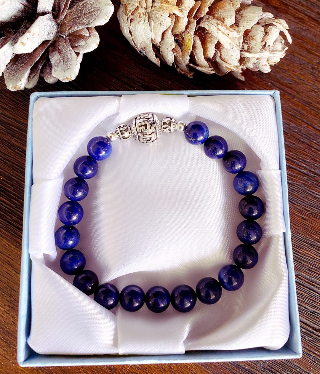 Lapis Lazuli Stone, Profitable, Natural Stone - 手链/手环 - 石头 蓝色