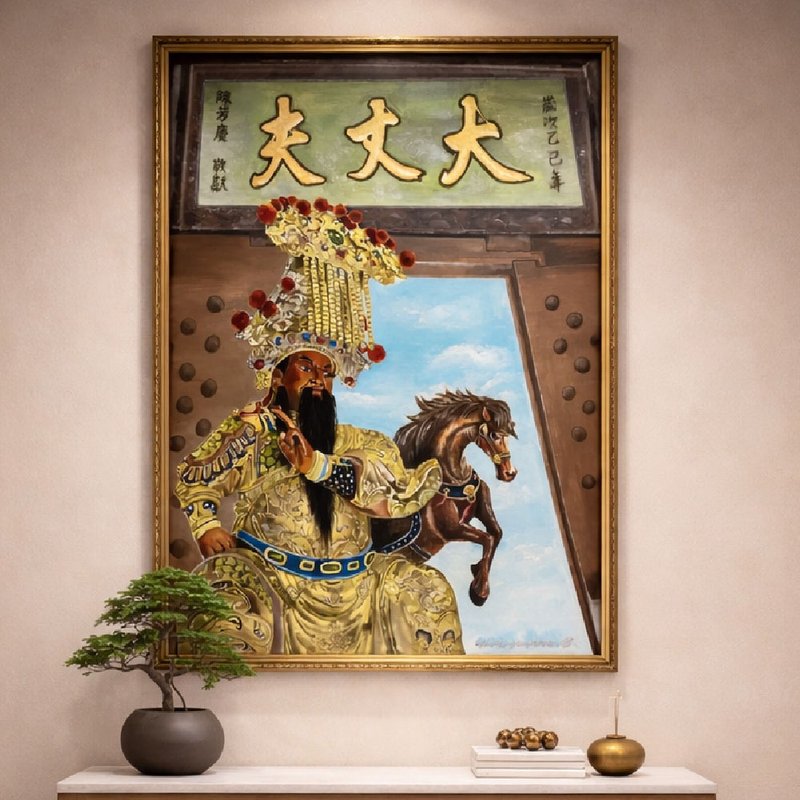 纯手绘 定制 神像画 专属订制  50x70cm - 海报/装饰画/版画 - 颜料 多色