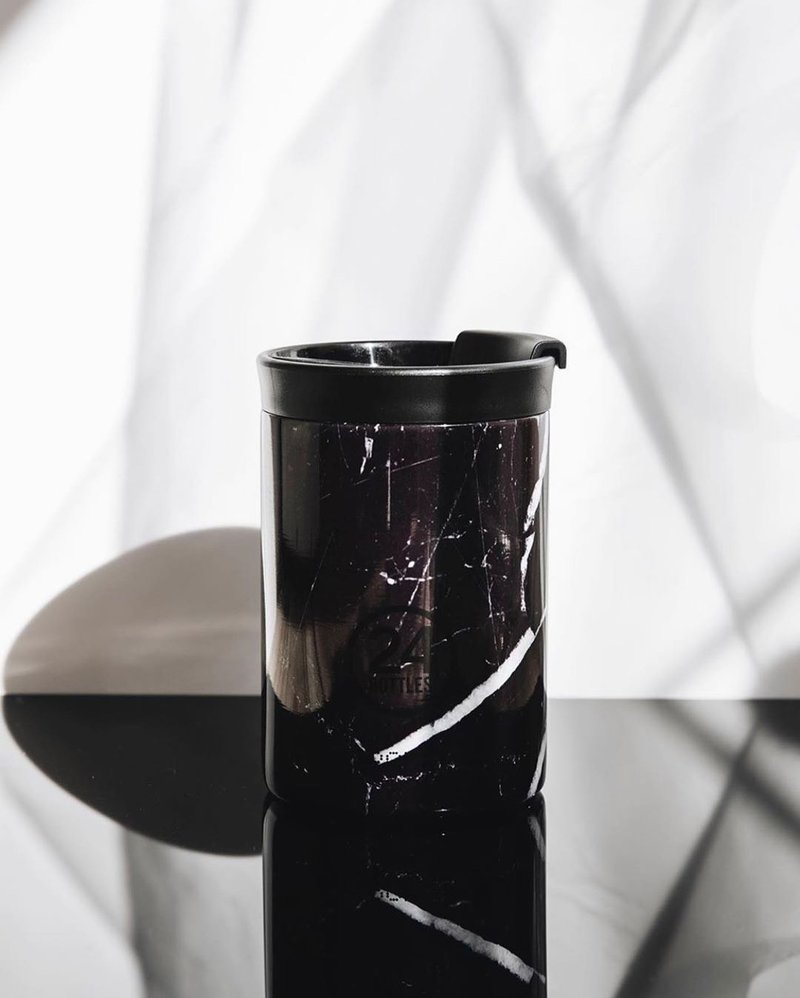 意大利24Bottles【TUMBLER保温随行系列】黑曜云石 - 不绣钢杯 - 水瓶/水壶 - 不锈钢 黑色