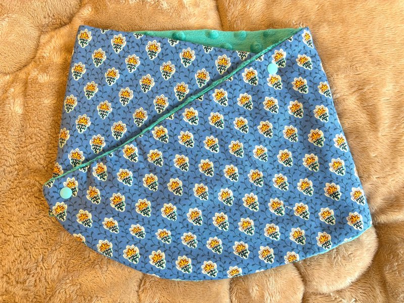 Hush Baby手工两用脖围领巾 L (宝蓝+湖水绿) - 围巾/披肩 - 其他材质 多色