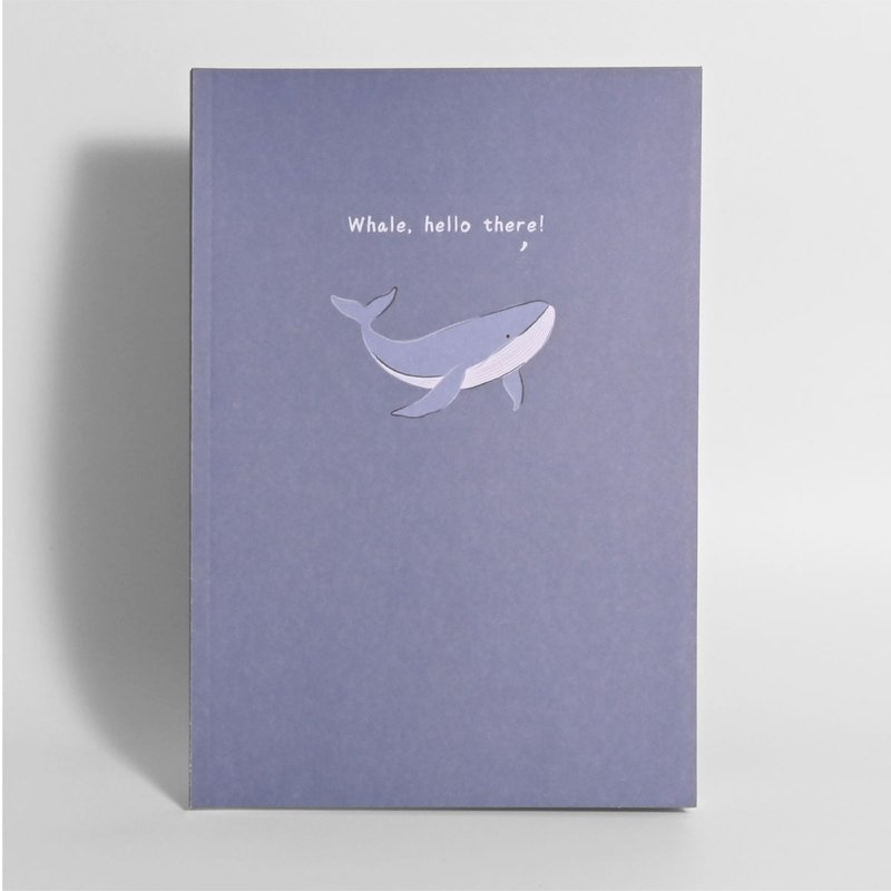 动物插画笔记本 | 蓝鲸 Whale, hello there! - 笔记本/手帐 - 纸 