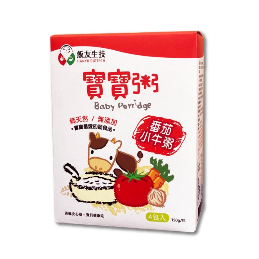 饭友 番茄小牛宝宝粥 (150g*4包)/盒 - 料理包 - 新鲜食材 