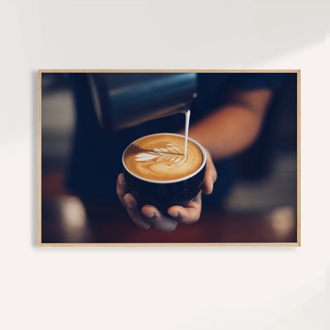 咖啡时光 Latte Moment / 咖啡拉花摄影挂画 画芯 海报 - 海报/装饰画/版画 - 纸 