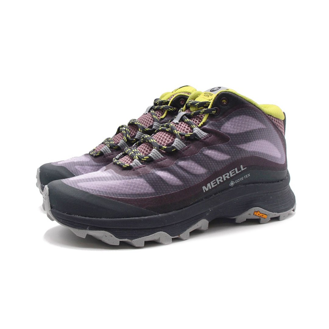 MERRELL(女)Moab Speed Mid GTX防水郊山中筒健行运动鞋 女鞋-紫 - 女款运动鞋/球鞋 - 防水材质 