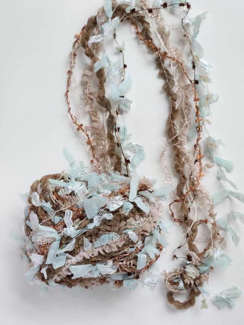 日本混合纱线　650厘米 ( 23.8g ) - 编织/刺绣/羊毛毡/裁缝 - 其他人造纤维 咖啡色