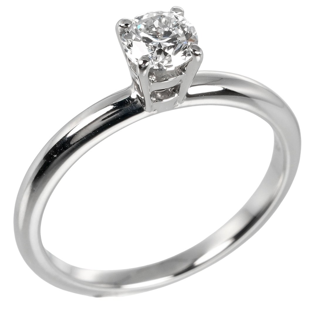 [日本直送] BVLGARI Roma Amor 5号戒指 0.30ct VS1/H/2EX/VG Pt950 钻石 [二手] - 戒指 - 贵金属 银色