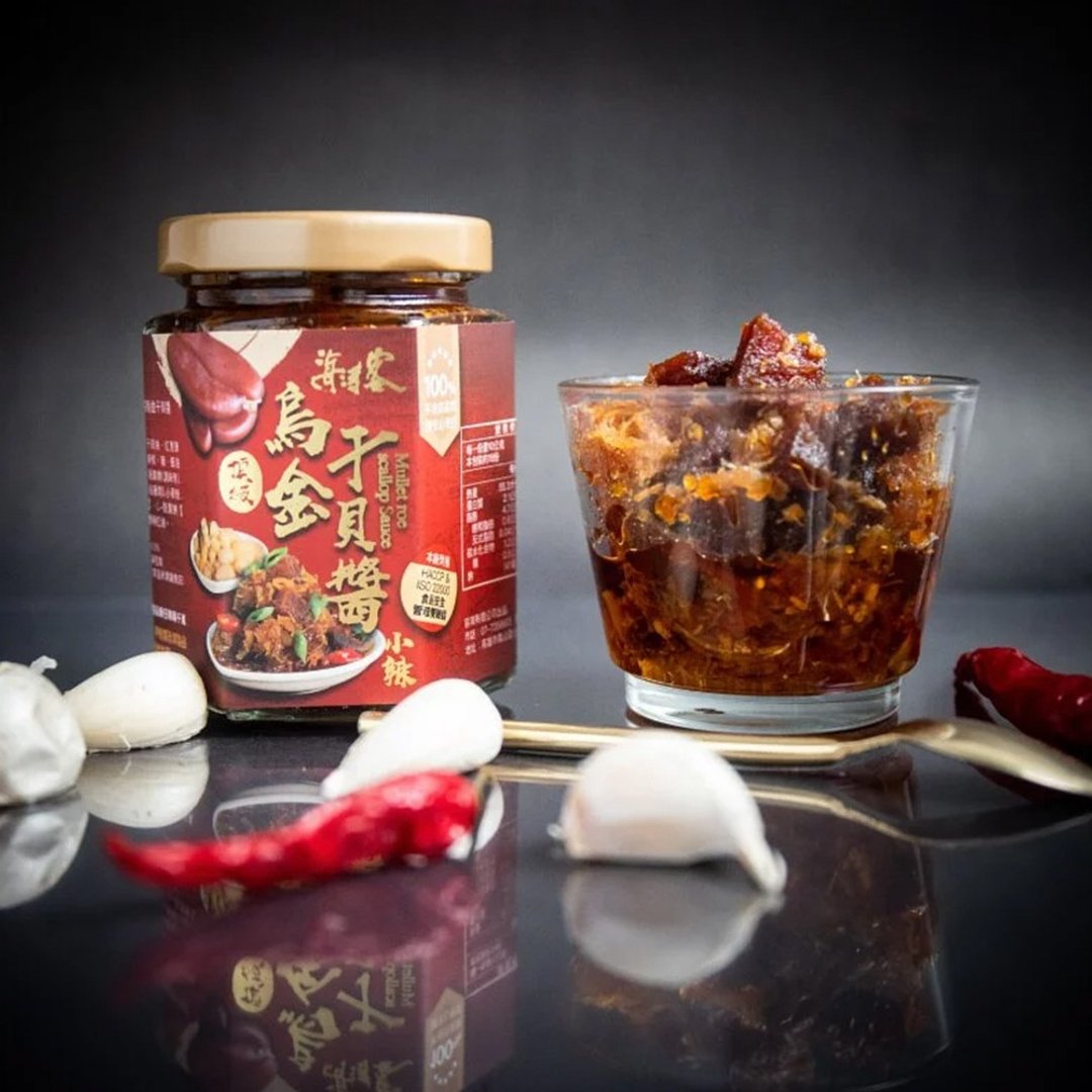 海涛客│乌金干贝酱│小琉球伴手礼│180g/罐 - 酱料/调味料 - 新鲜食材 粉红色