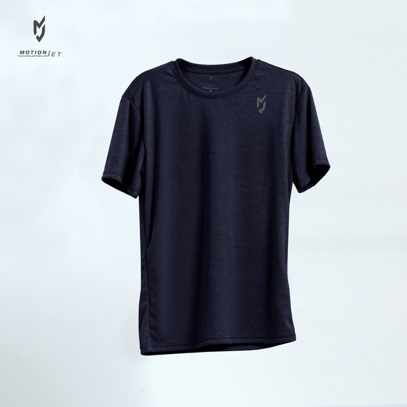 MJC011-木醣醇中性版运动短袖 (石墨黑) XS-3XL - 男装运动衣 - 其他材质 黑色