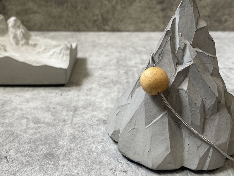 【圣徒之木。秘鲁圣木锁骨链】疗愈、净化、天然香氛|925银 - 锁骨链 - 其他材质 橘色