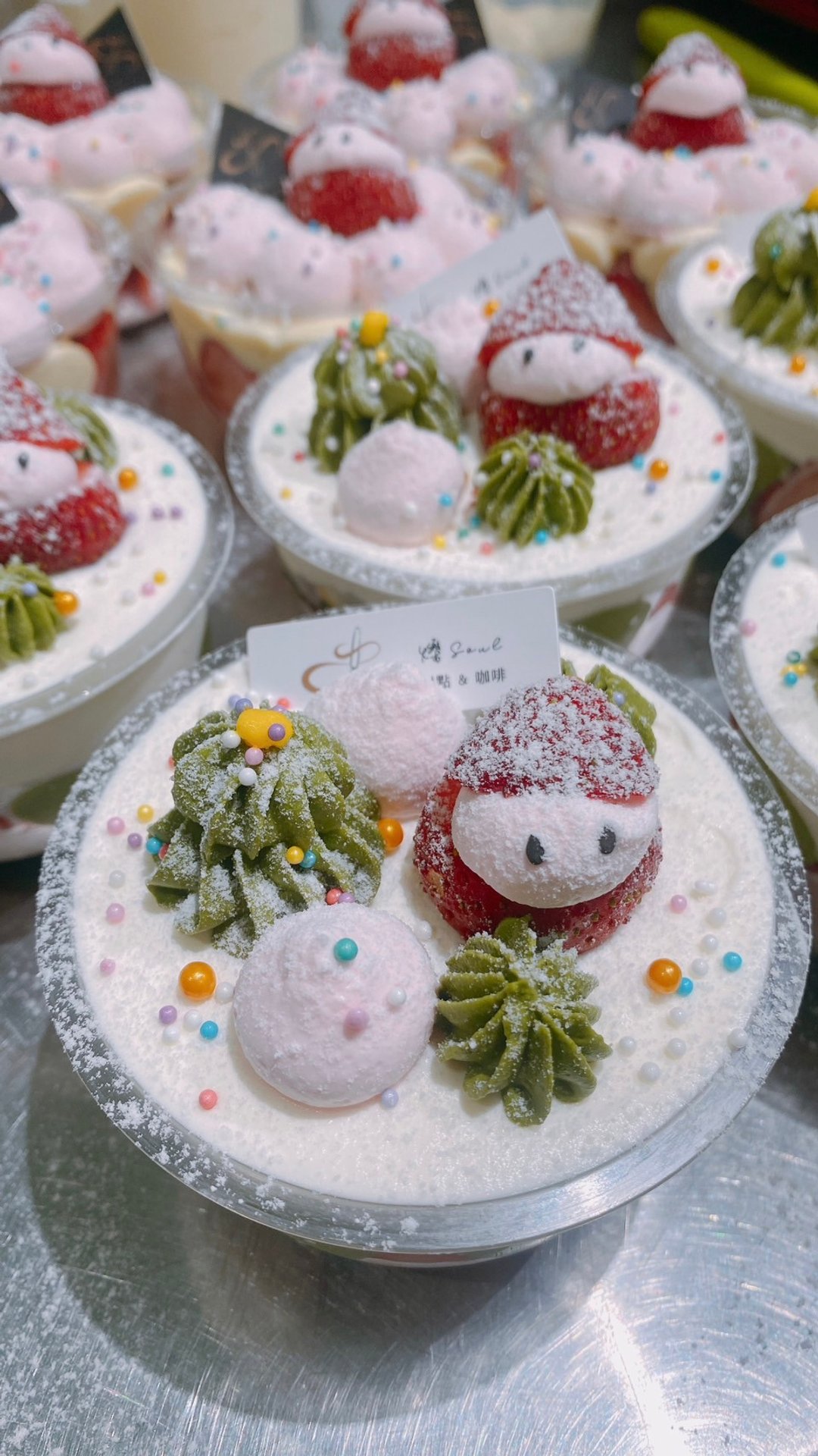 已过季 草莓季 抹茶草莓杯子蛋糕 铄甜点 小蛋糕 生日 外烩 2 入 - 蛋糕/甜点 - 新鲜食材 