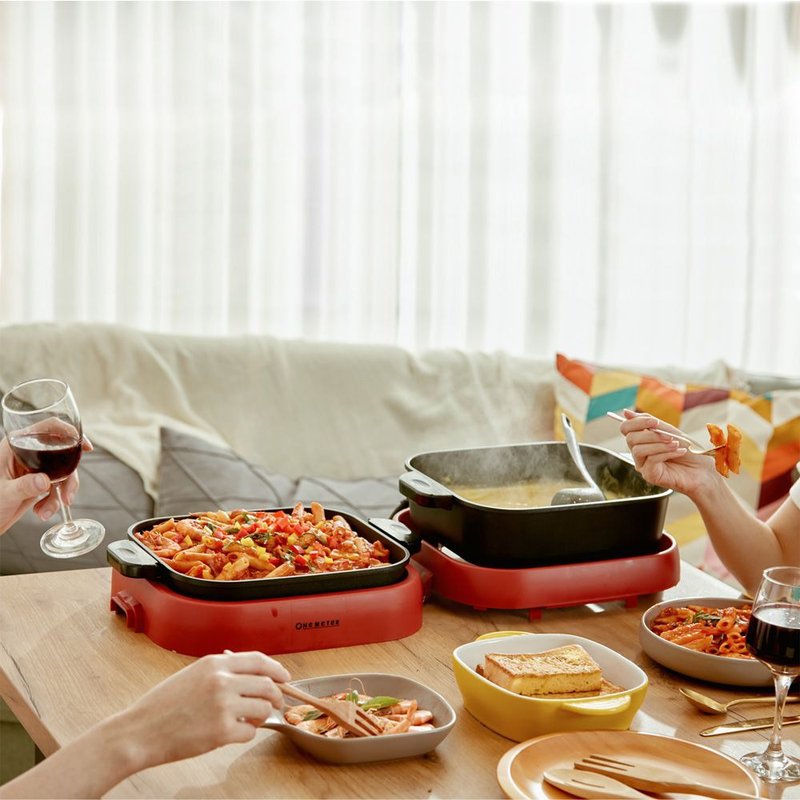 one-meter 多功能折叠火烤两用不沾锅OHL-37027FA - 厨房家电 - 其他材质 