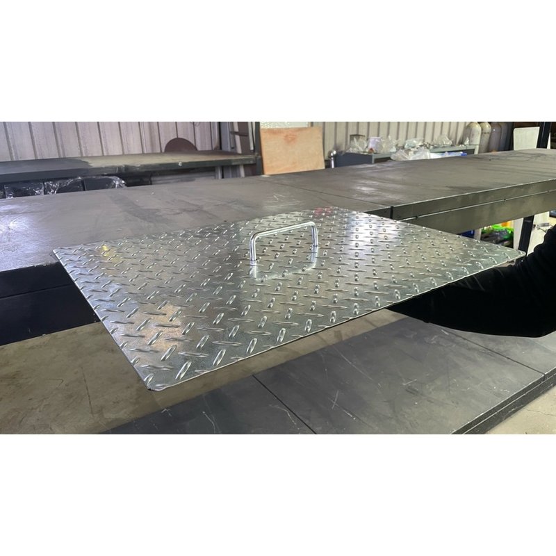 錏花板防护盖 附手把好提 水沟盖 地板洞盖 防蛇防老鼠 - 零件/散装材料/工具 - 其他金属 