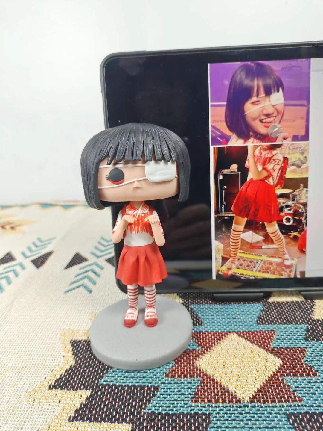 纯手工定制美国Funko Pop 自画肖像公仔娃娃男朋友老公生日礼物 - 玩偶/公仔 - 粘土 多色