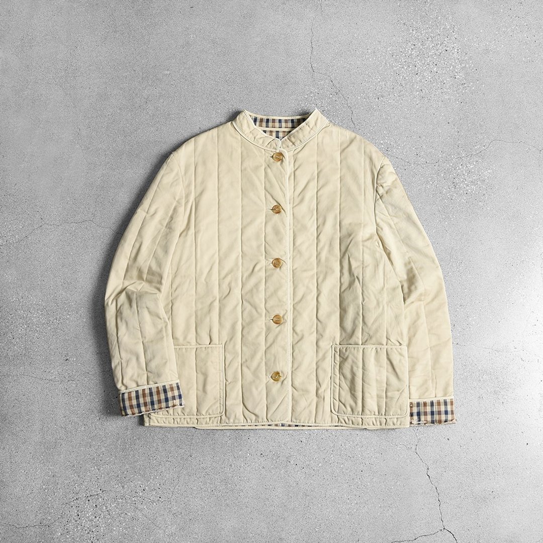 Aquascutum 衍缝外套 / Vintage 古着 - 女装休闲/机能外套 - 其他材质 卡其色