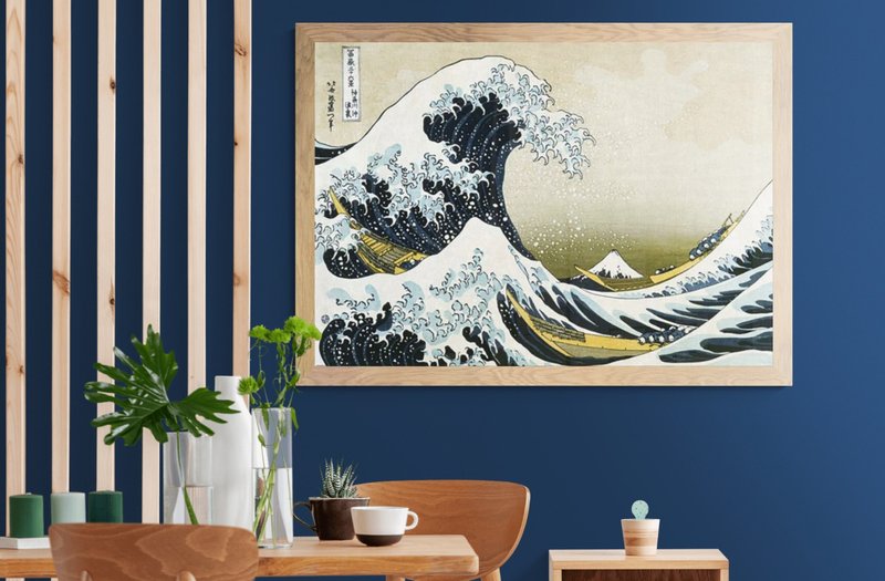 【浮世绘】神奈川冲浪里 巨型海报 葛饰北斋 140*100cm - 海报/装饰画/版画 - 其他材质 多色
