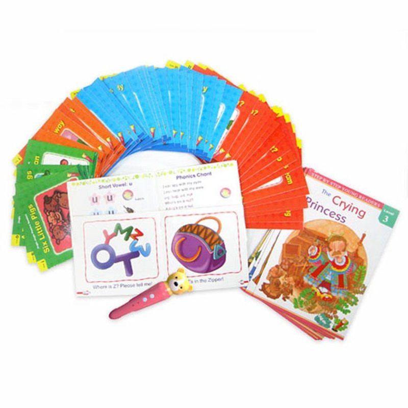 儿童英文点读笔套书 – 含 28 本 & 1 支点读笔 - 刊物/书籍 - 纸 蓝色