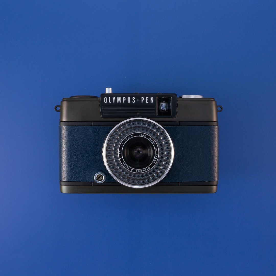 Vintage OLYMPUS PEN EE-3 Midnight Midnight - 相机 - 其他金属 蓝色