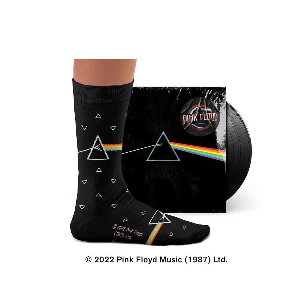 【葡萄牙进口】Dark Side of the Moon Socks 中筒袜 男袜 女袜 - 袜子 - 棉 黑色