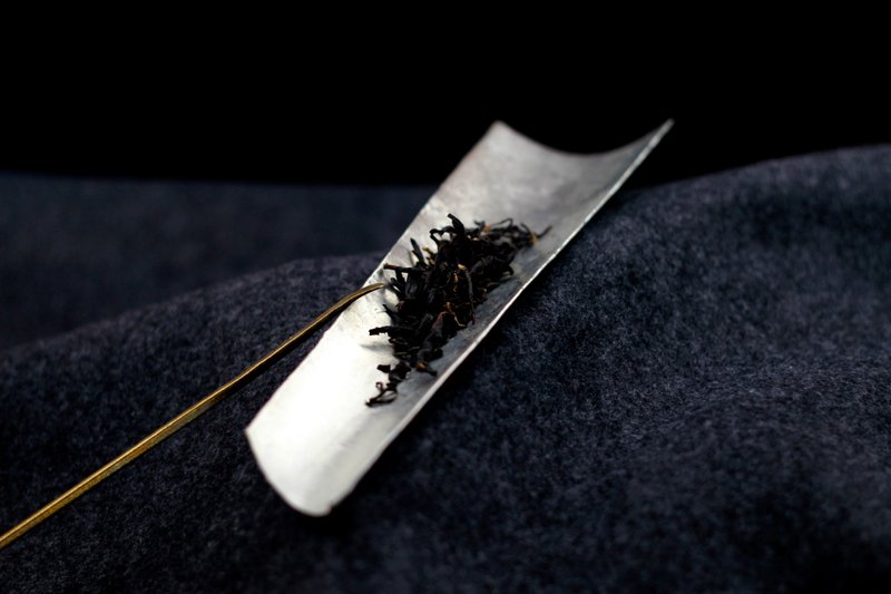 手工锻敲纯白锡茶则(不附茶针、茶枕) - 茶具/茶杯 - 其他金属 银色