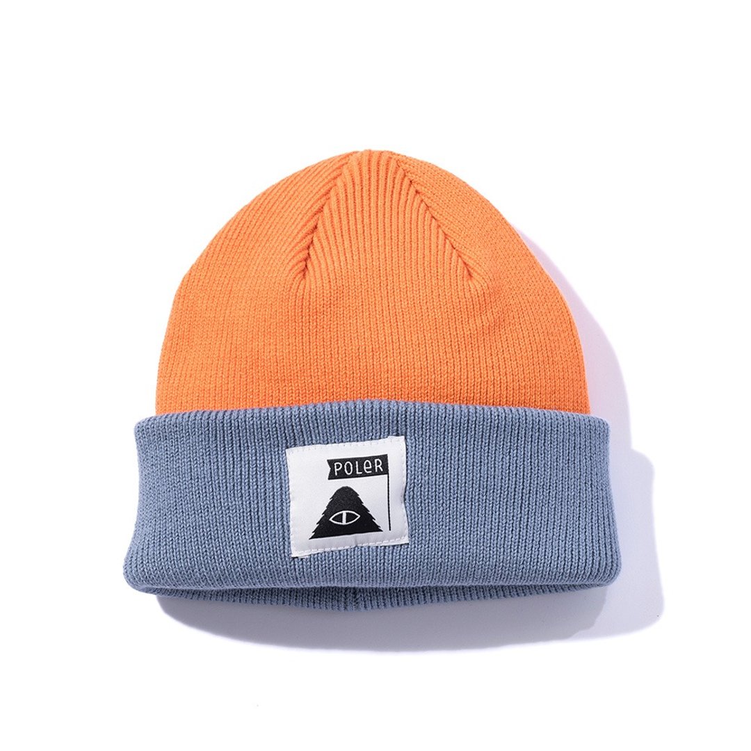 日本限定 POLER TRAILBOSS BEANIE 便帽 / 毛帽 / 橘 - 帽子 - 其他材质 橘色
