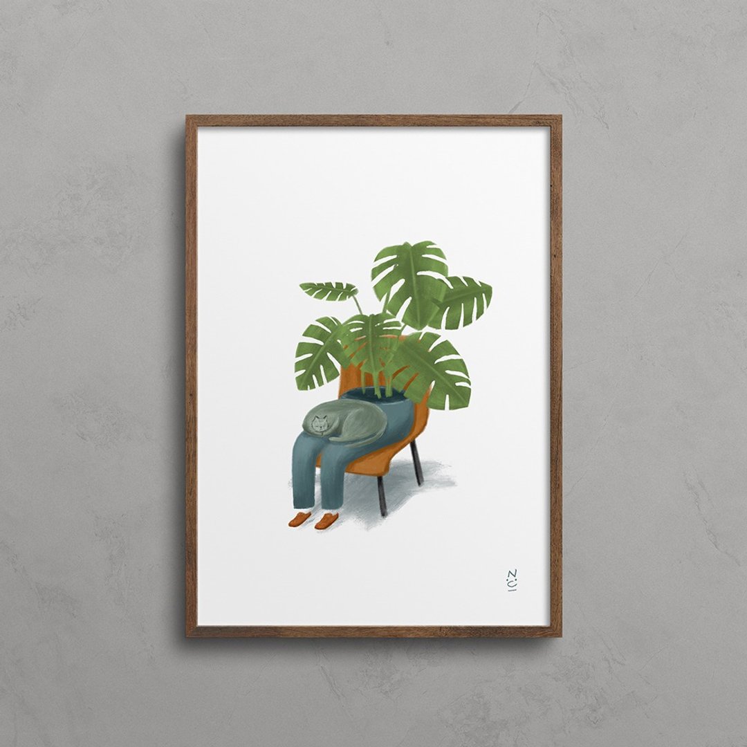 【装饰画】大腿比较重要 - 海报/装饰画/版画 - 纸 