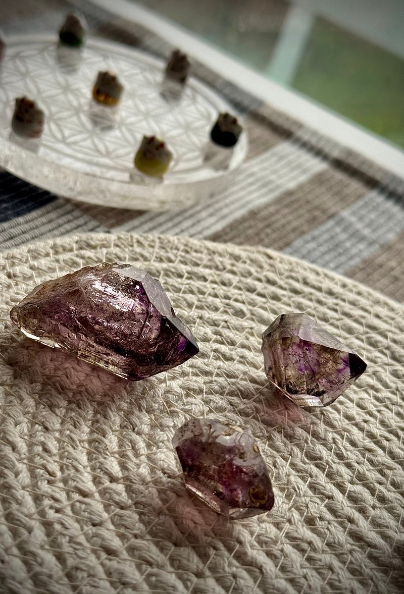 紫超七原矿石 - 摆饰 - 宝石 