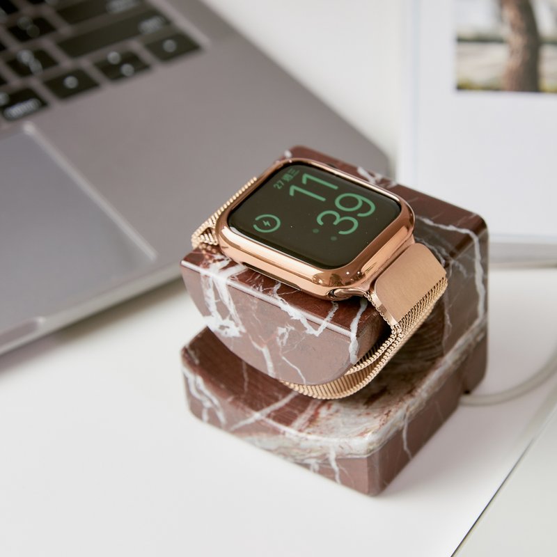 | 3C | 大理石。方型。Apple Watch。无线充电座 - 收纳用品 - 石头 