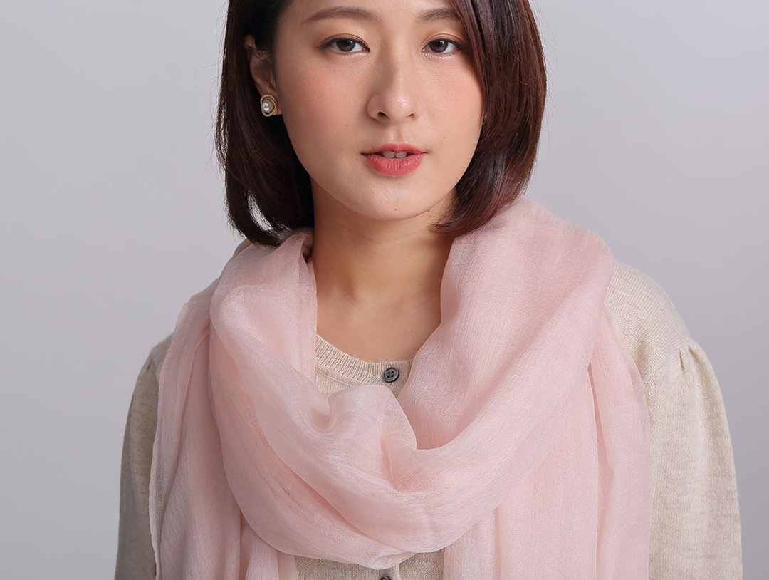 粉蔷薇 轻薄仙女羊绒 Pashmina围巾披肩_情人节出国生日礼物灵感 - 围巾/披肩 - 羊毛 